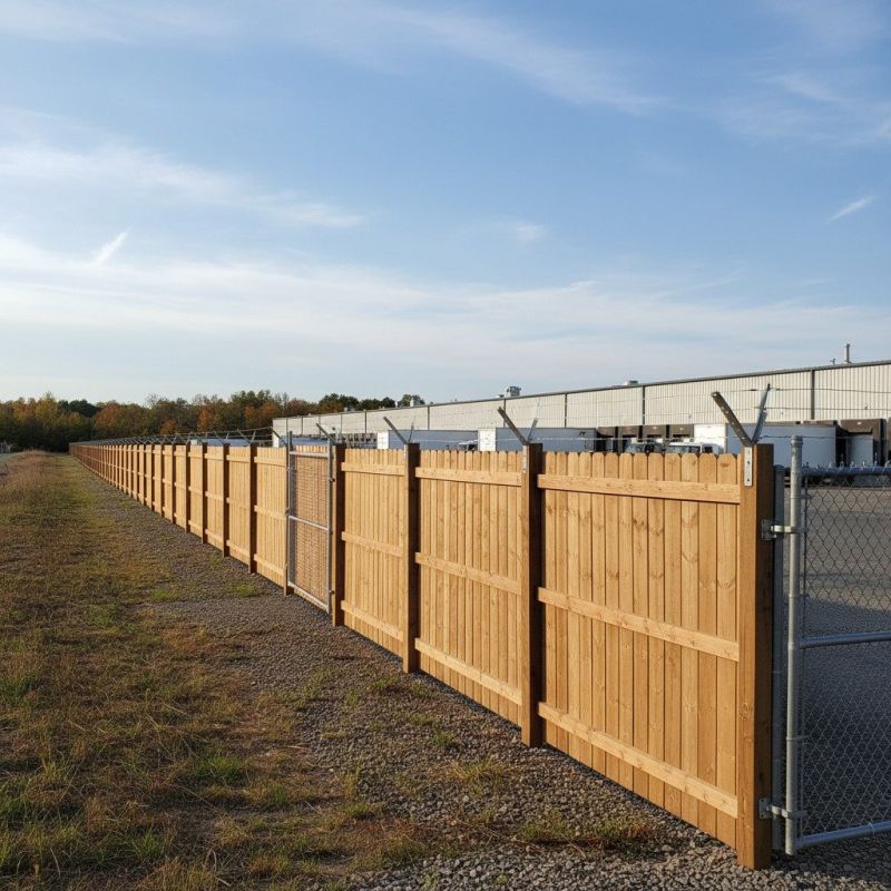 Commercial Metal Fence Service
