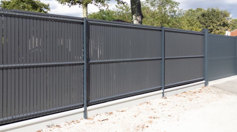 Fence Slat Installation Completed View 2