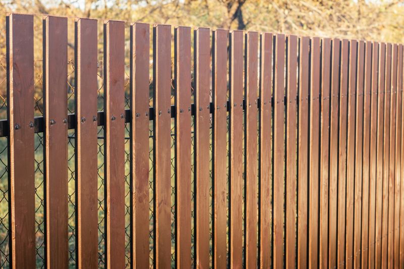 Wooden Fence Slat Installation